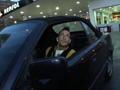 Brunette mature Dana Rico's luscious tits make a rookie guy cum twice