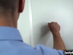 Blondinka, Fafanje, Prstni, Babica, Kosmate, Zrela, Naravni, Muco