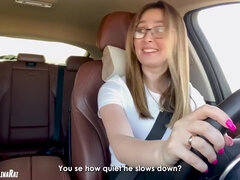 -more, More, I Want Deeper! Fucked Stepmom In Car After Driving Lessons - Young Stepmother
