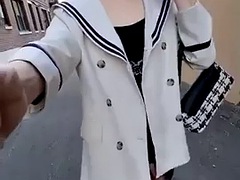 CD nylon heels and public masturbation Chinese Shemale