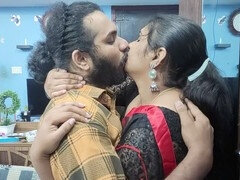 Steamy mallu couple in saree gets down and dirty with intense sex and lots of licking