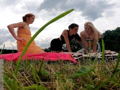 Bruinharig, Universiteit, Ondergoed, Naakt, Slipje, Openbaar, Roodharige vrouw, Onder de rok