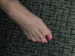 Granny feet in nylons