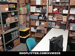 Watch Alex More get her freedom by getting banged hard in the shop