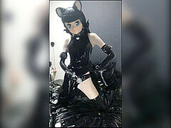 kigurumi latex stimulating