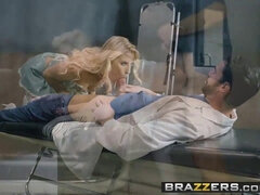 Ashley Fires & Charles D go wild in a hardcore threesome with a kinky nurse