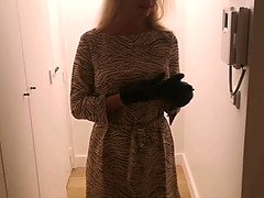 Eating cock cum inside by a splendid parisian blondie