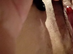 Busty mature woman masturbates, wet, sexy, mature woman who plays very well