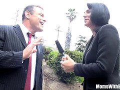 Cougar reporter Roxanne Hall fucking the wild governor