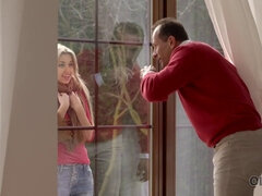 Anal, Blondin, Tjeckisk, Morfar farfar, Hd, Slick, Mogen, Fitta