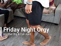 Trio big black cock 's a pretty skater girl a latin ass fucking nymphomaniac & a black blow job goddess just another friday night orgy in veg