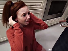 Brutal X - Madi Collins - Redhead gets a rough fucking lesson