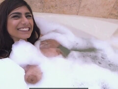 Mia Khalifa shows legendary boobies and gets screwed