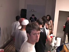 Universiteit, Sperma shot, Vriendin, Groep, Hardcore, Orgie, Feest, Tiener