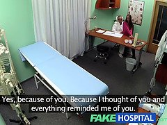 Mea Melone gets her pussy eaten out by fakehospital doctor in POV