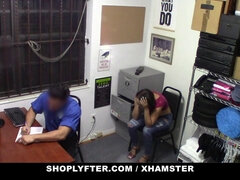 Natalie Porkman gets caught & fucked hard in the shop - Cute Shoplifter gets caught & fucked hard in the shop!