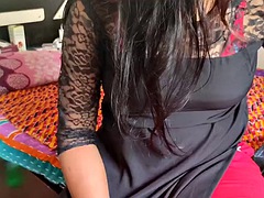 Stepsister seduces her stepbrother and gives him his first sexual experience, clear Hindi audio with Hindi dirty talk - Roleplay