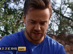 Lulu Chu's tight ass gets destroyed by Kyle Mason's massive cock in Brazzers video