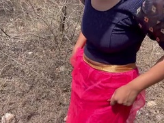 Desi Bhabhi Fucked Hard in Jungle by Stranger - Rough Outdoor Sex