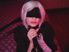 Bbc nier automata cosplay bbc blowjob