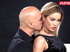 Juicy Ass Cherry Kiss Requests Christian Clay's Huge White Cock To Fuck Her Senseless