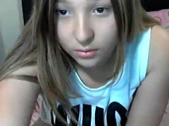 Amateur, Chica, Morena, Peludo, Adolescente, Camara web