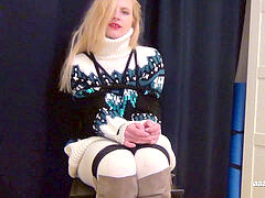 Norwegian sweater wool bondage