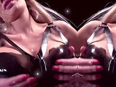 latex hypno wire on JOI PMV