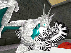 Dragon-master-fuck-zebra-furry, furry-yiff, three dimensional