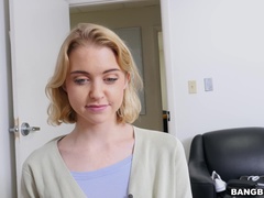 Amateur blonde fucked on cam for the first time.