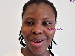 African woman shows how to give a blowjob on Youtube