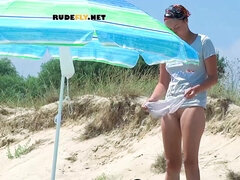 18, 아마추어, 해변, 잡힌, 나체, 나체주의자, 공개적인, 스파이