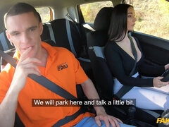 Fake Driving School - Instructor Cheats With Hot Student 1 - Lady Gang