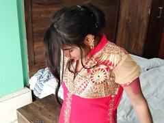 Desi Bhabhi Doggy Style Blowjob - Yoga Teacher Fucked Hard in OYO Room