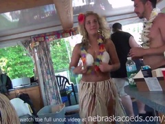 wild naked hula party in party cove lake ozarks missouri