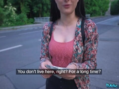 Amatør, Røv, Stor pik, Pik sutte, Brunette, Lækker, Udendørs, Pov