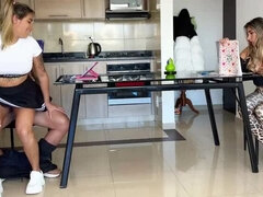 Step Sister Fucks Brother In Front Of Wife - Winter_steph Masturbates & Cums Hard!