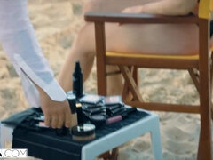 VIXEN Model has Incredible Passionate Sex on the Beach - Ellie eilish