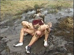 Dirty sex in the mud