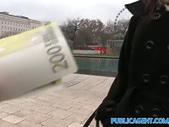Anina Silk gets pounded for cash in public with her camcorder in POV reality porn
