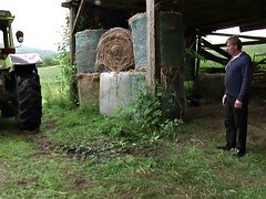 German Mom i`d like to fuck Mom and additionally Dad Bang Outdoor on farm
