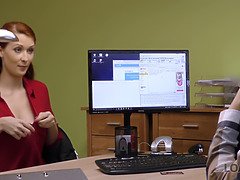 LOAN4K. Porno for cash is the hottest biz strategy of buxom redhead