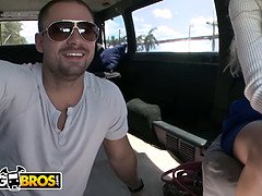 Hot blonde from out of town gets Miami treatment from her bros in a bangbus