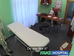 FakeHospital Doctors hot blonde wife demands his seed in his office