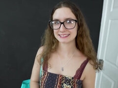 Brunette, Universitet, Kvinde, Håndjob, Hd, Lingerie, Orgasme, Pov