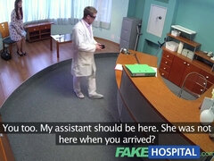 Sabina Black's fakehospital pov exam relieves her curvy patient's back pain