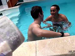 Anna Rose gets nailed by stranger while her cuckold boyfriend watches in HD