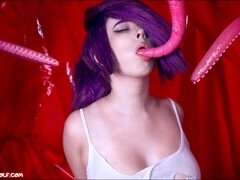 Boquete, Vagina gozada cu gozado, Tentáculo