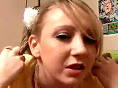 Teen in pigtails gives JOI instructions