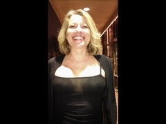 Husband films hot cougar wife with a 21 year old guy she picked up at the bar - Mature